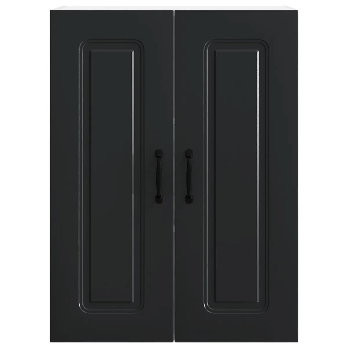 Engineered Wood Kitchen Cabinet Storage Black 60x31x80cm