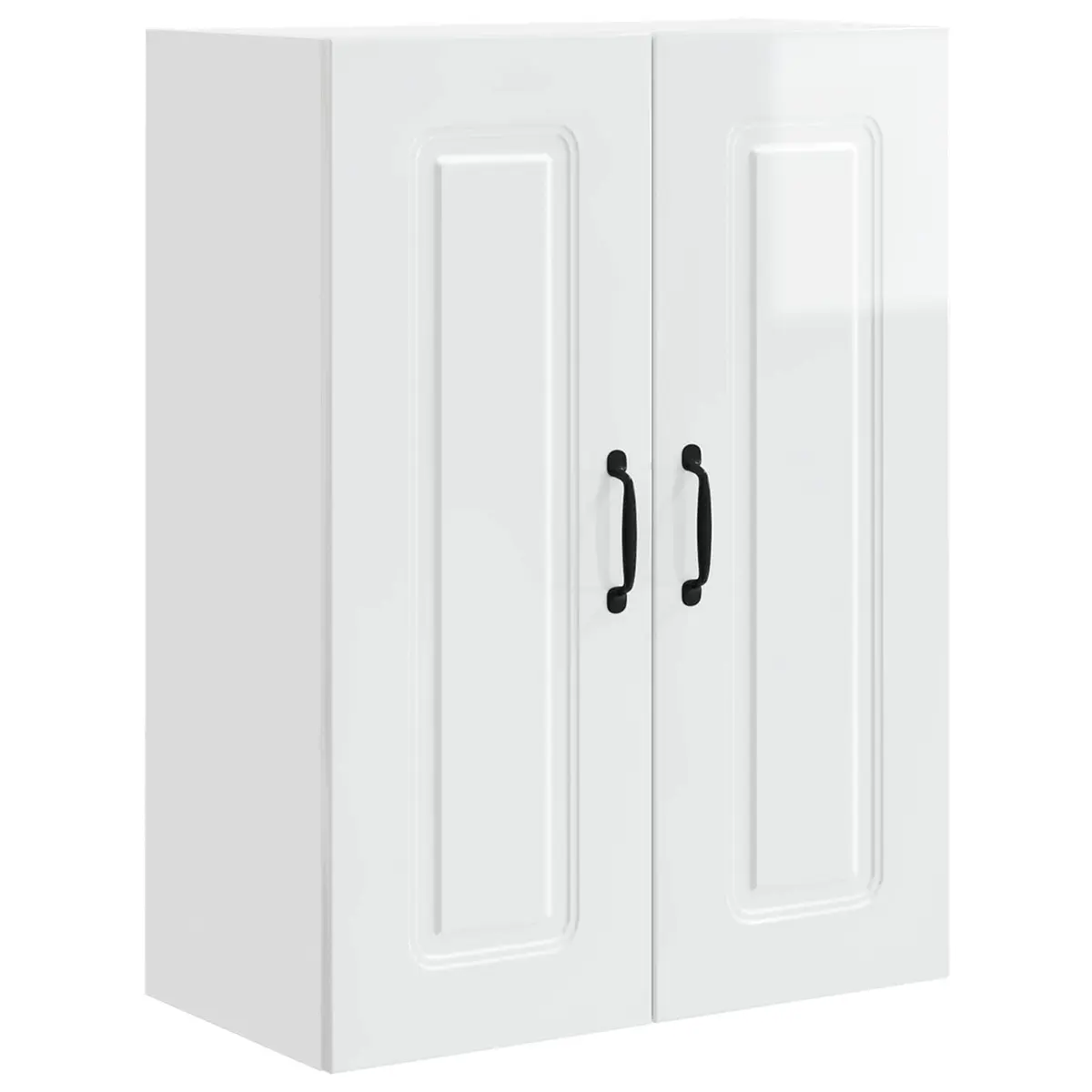 High Gloss White Engineered Wood Kitchen Cabinet