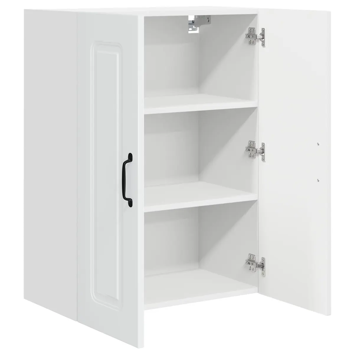 High Gloss White Engineered Wood Kitchen Cabinet