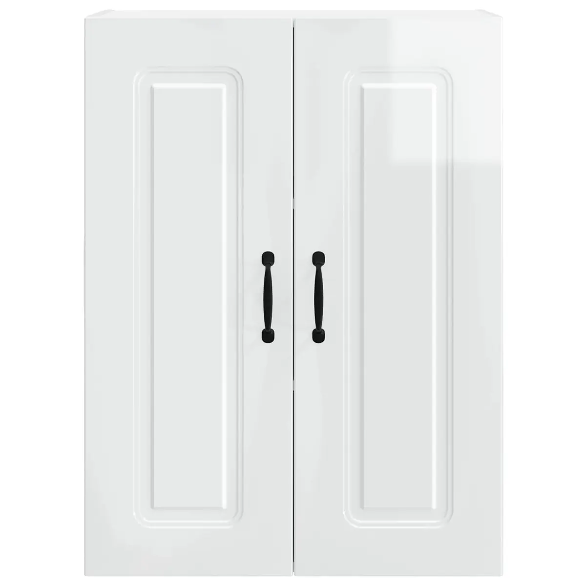 High Gloss White Engineered Wood Kitchen Cabinet