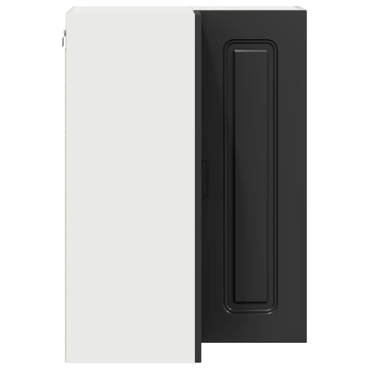 Dishwasher Panel Kitchen Cabinet Black Engineered Wood Storage Cupboard