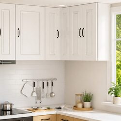 High Gloss White Kitchen Cabinet for Modern Spaces