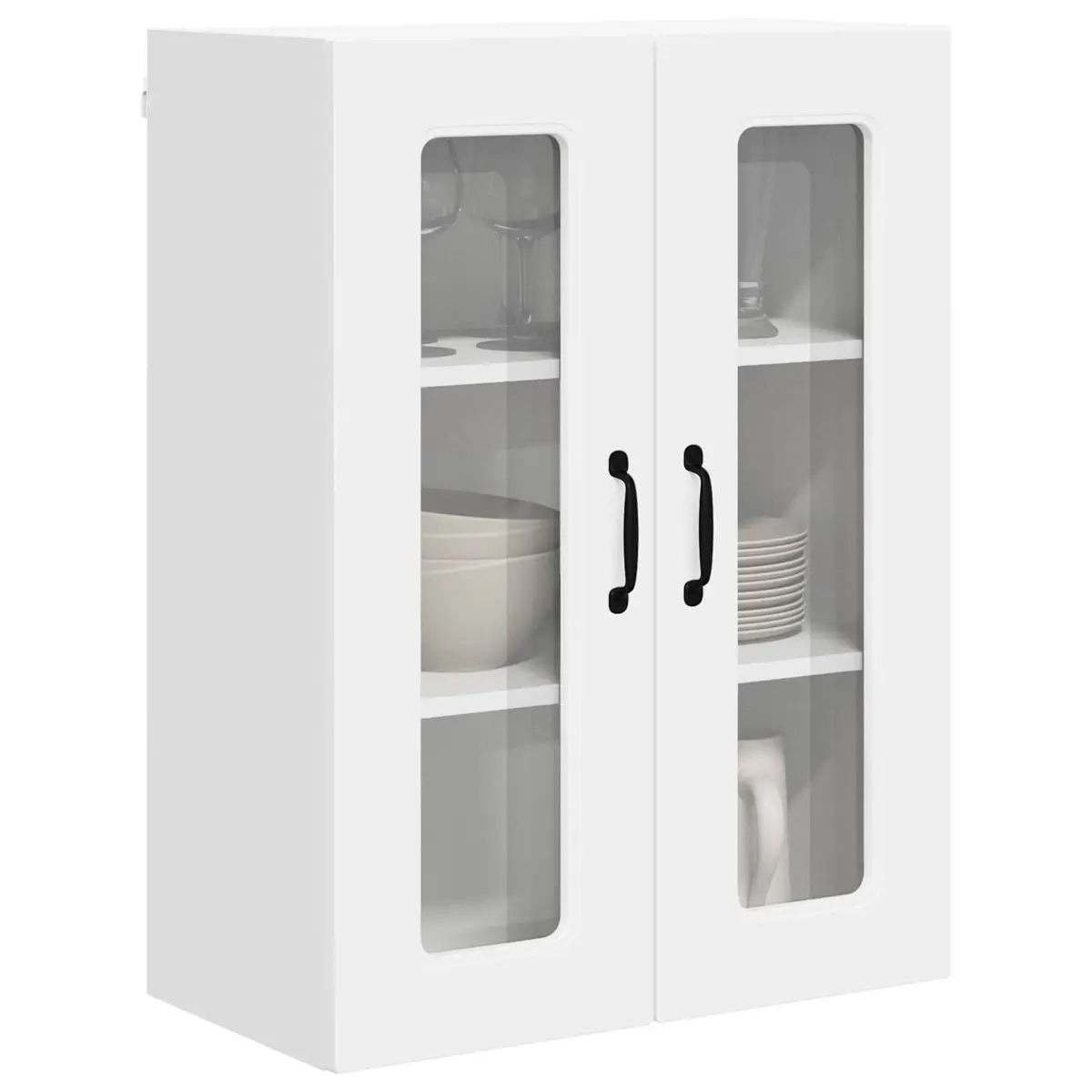 White Engineered Wood Kitchen Cabinet for Storage