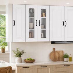 Modern High Gloss White Kitchen Cabinet 60 x 31 x 80 cm
