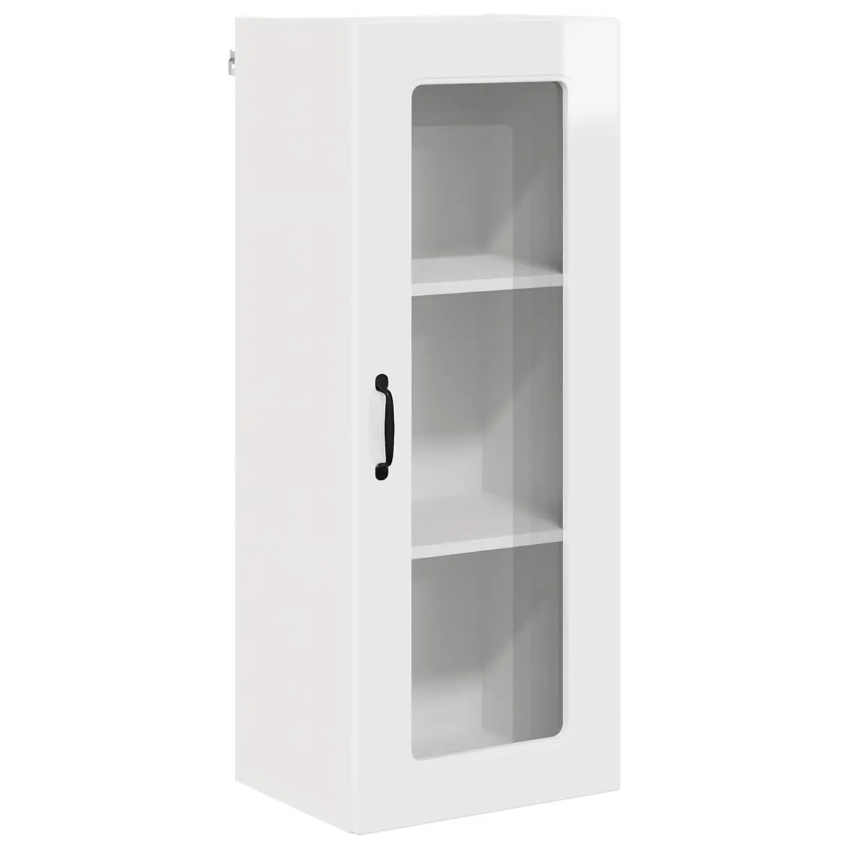 Kitchen Cabinet High Gloss White 40x31x100cm Engineered Wood