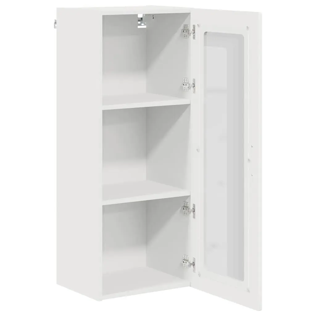 Kitchen Cabinet High Gloss White 40x31x100cm Engineered Wood