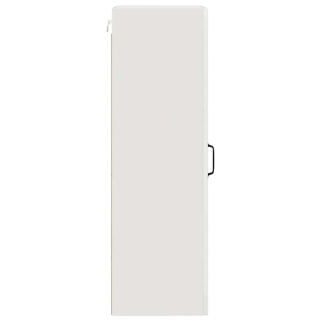 Kitchen Cabinet High Gloss White 40x31x100cm Engineered Wood