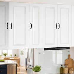White Engineered Wood Dishwasher Panel Kitchen Cabinet