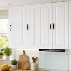 High Gloss White Kitchen Cabinet for Stylish Storage