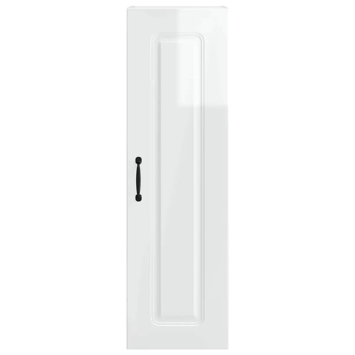 Dishwasher Panel Kitchen Cabinet High Gloss White Rectangular Engineered Wood
