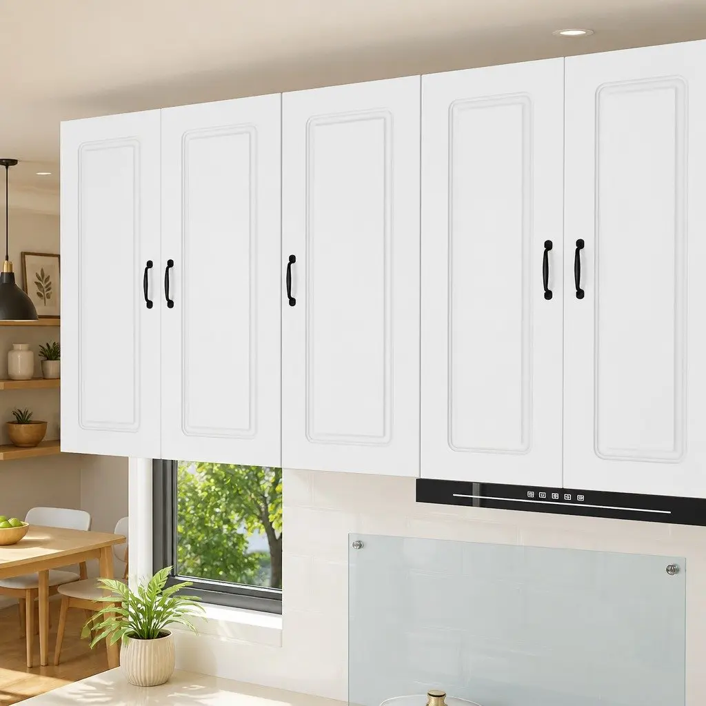 White Engineered Wood Kitchen Dishwasher Cabinet