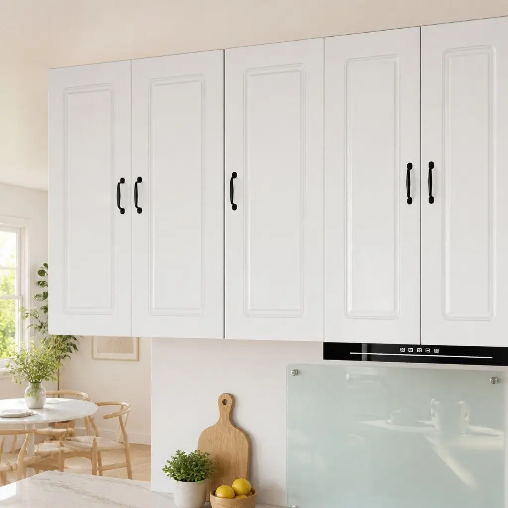 Dishwasher Panel Kitchen Cabinet High Gloss White Storage 40x31x100cm
