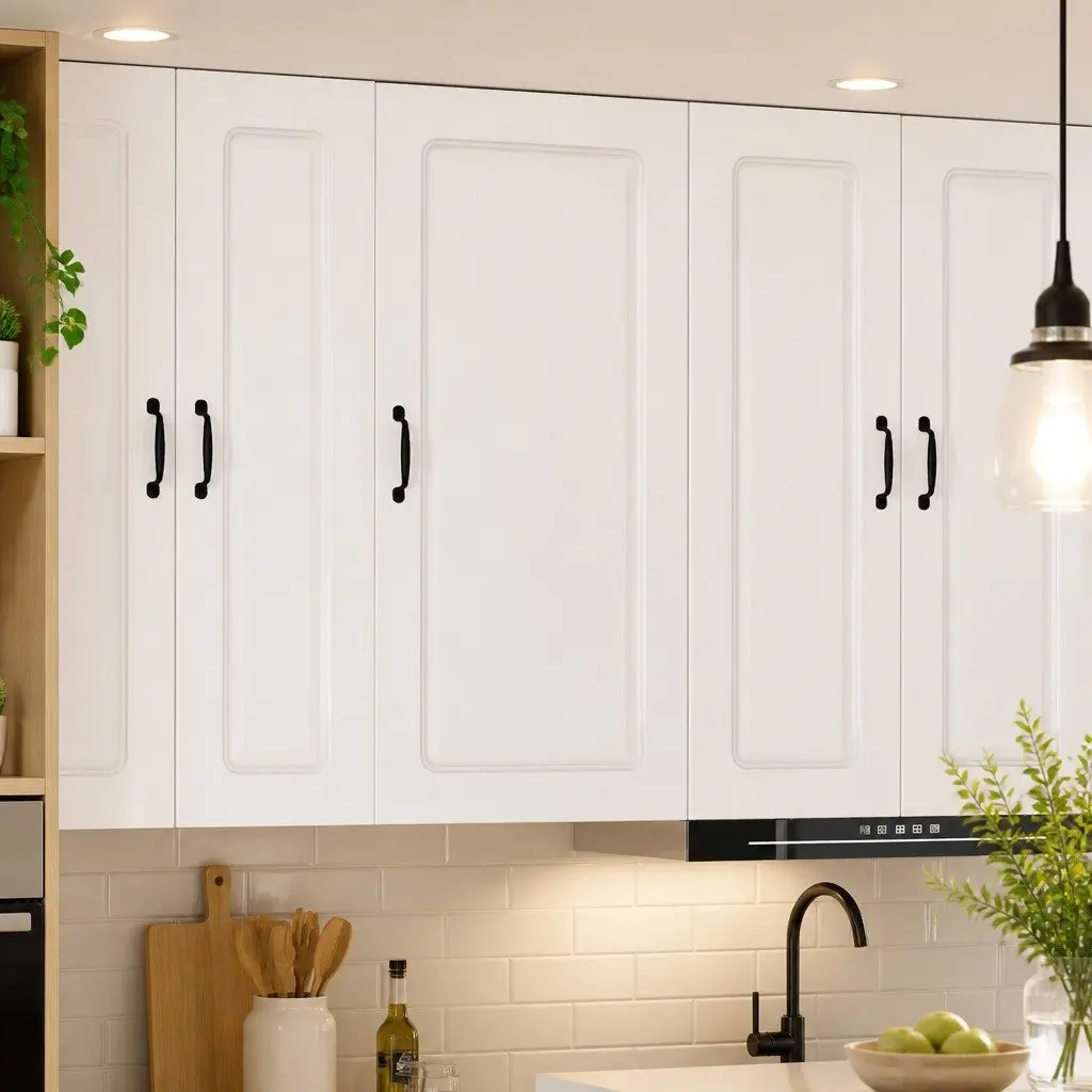 Dishwasher Panel Kitchen Cabinet High Gloss White 50x31x100cm Engineered Wood