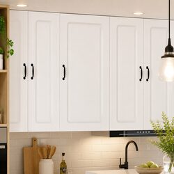 High Gloss White Dishwasher Panel Kitchen Cabinet 50x31x100cm