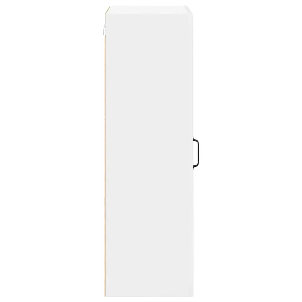 Dishwasher Panel Kitchen Cabinet High Gloss White 50x31x100cm Engineered Wood