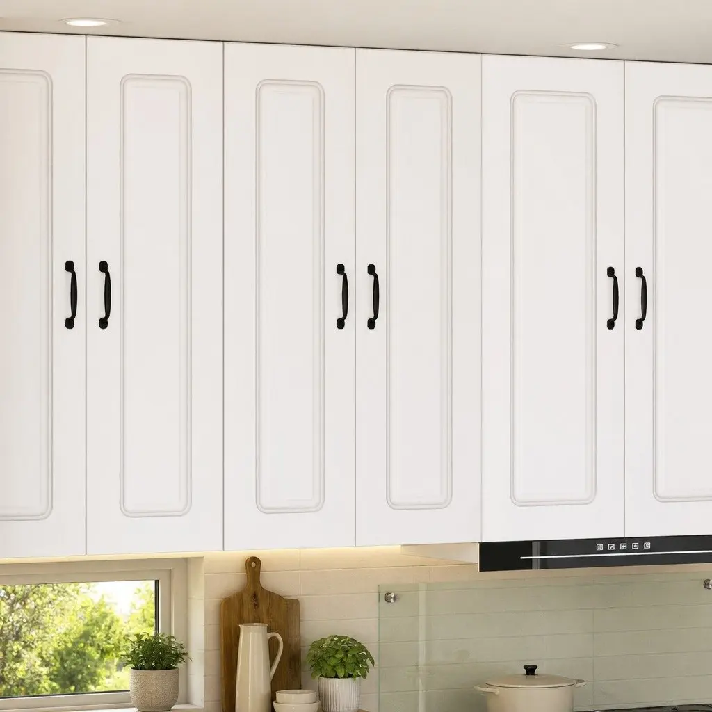 White Engineered Wood Kitchen Cabinet for Storage 60x31x100cm