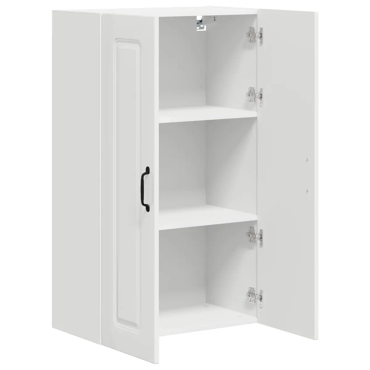 White Engineered Wood Kitchen Cabinet for Storage 60x31x100cm
