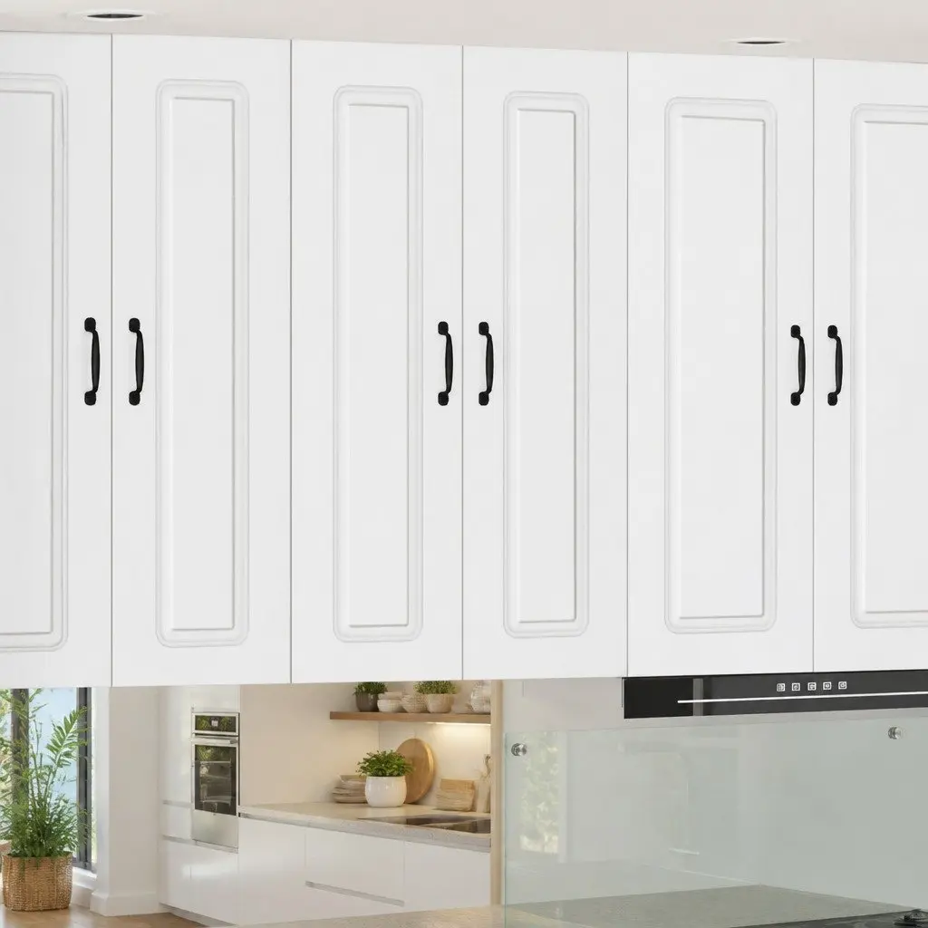 Dishwasher Panel Kitchen Cabinet High Gloss White Storage Engineered Wood