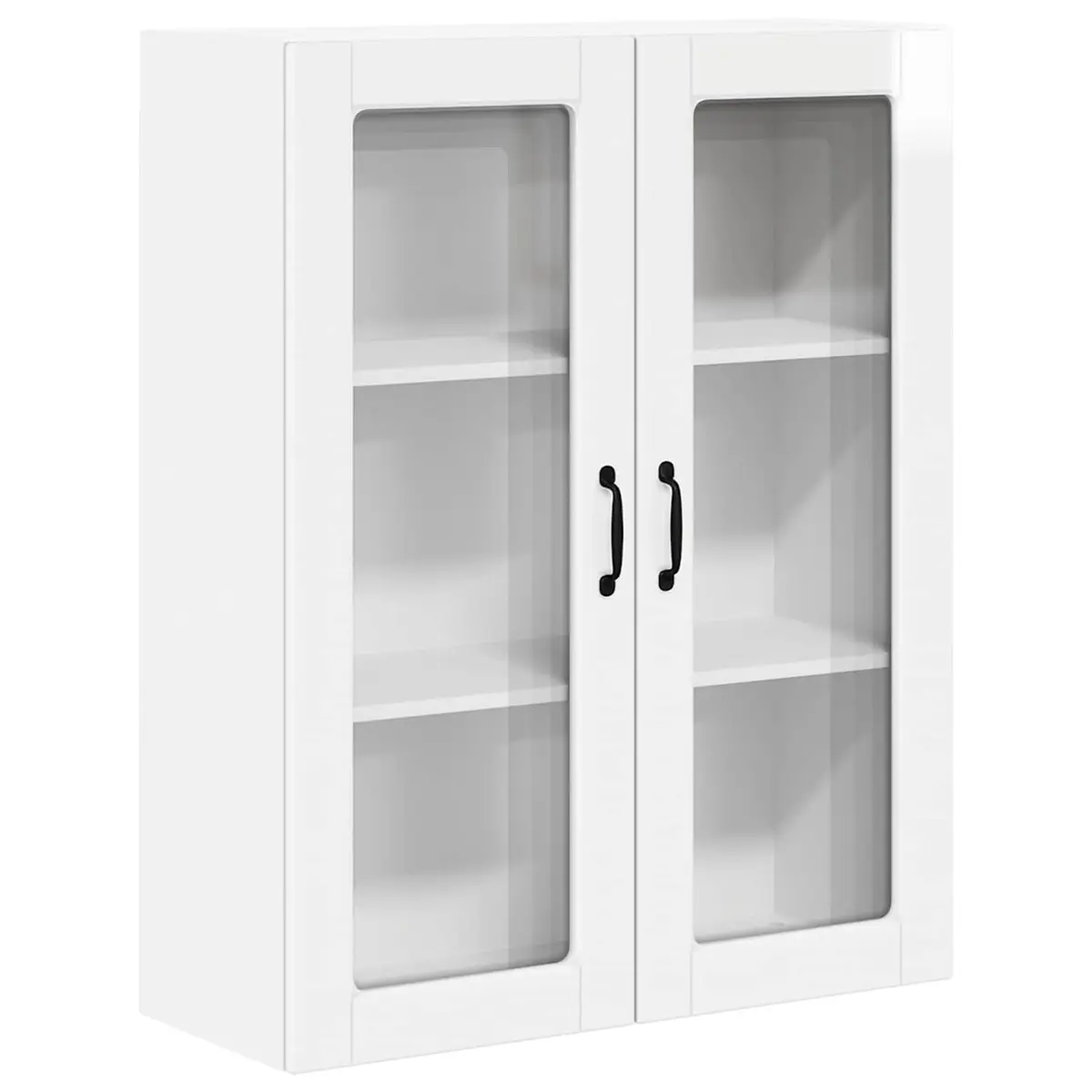 High Gloss White Kitchen Cabinet with Storage