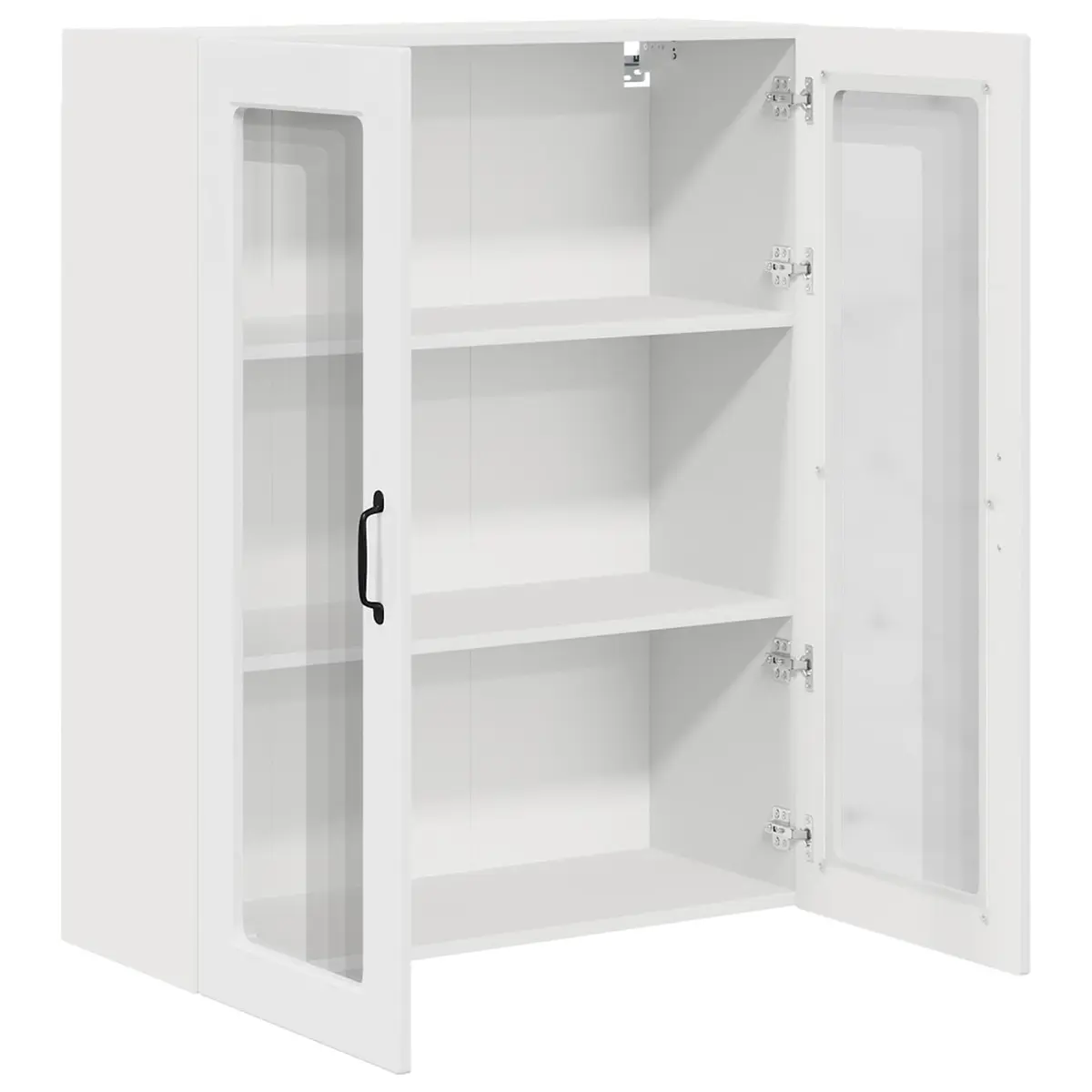 High Gloss White Kitchen Cabinet with Storage