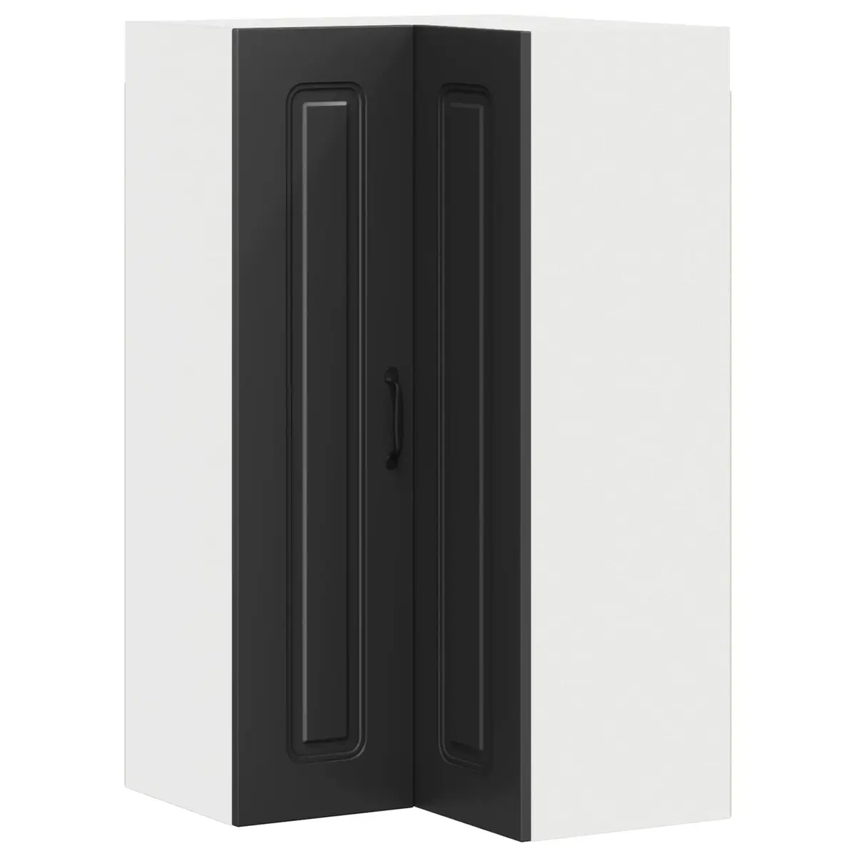 Black Engineered Wood Dishwasher Panel Cabinet