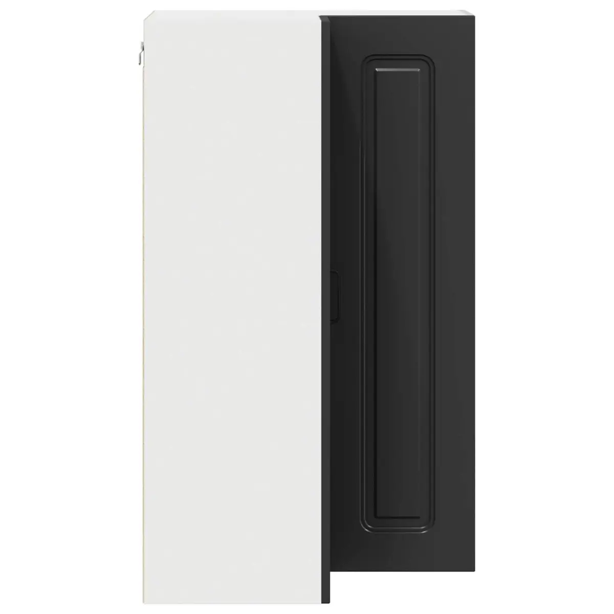 Black Engineered Wood Dishwasher Panel Cabinet
