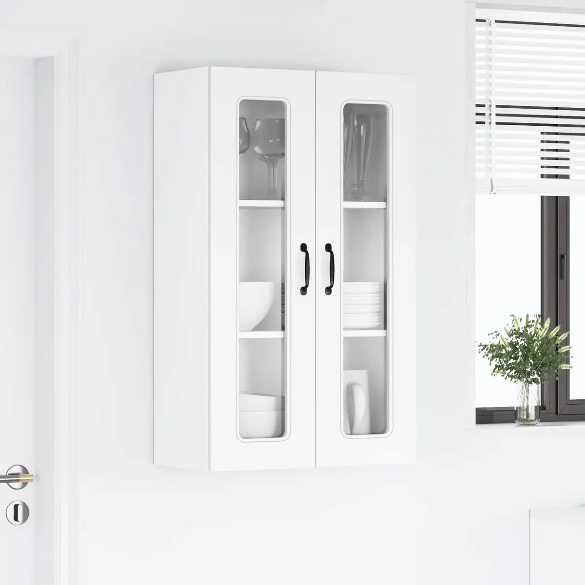 Kitchen Cabinet Storage Organiser White Engineered Wood Dishwasher Panel 60x31x100cm