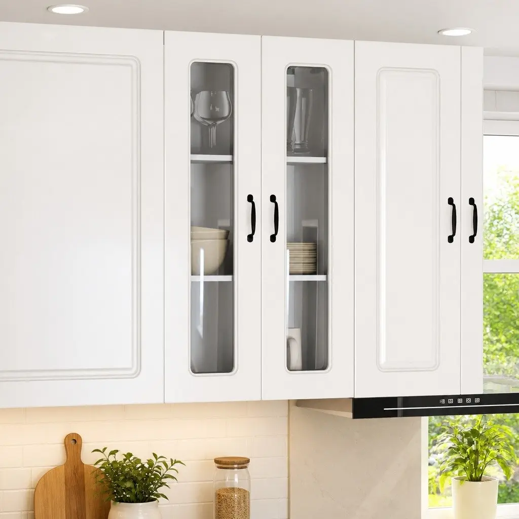 Kitchen Cabinet Dishwasher Panel High Gloss White Storage Cupboard 60x31x100cm