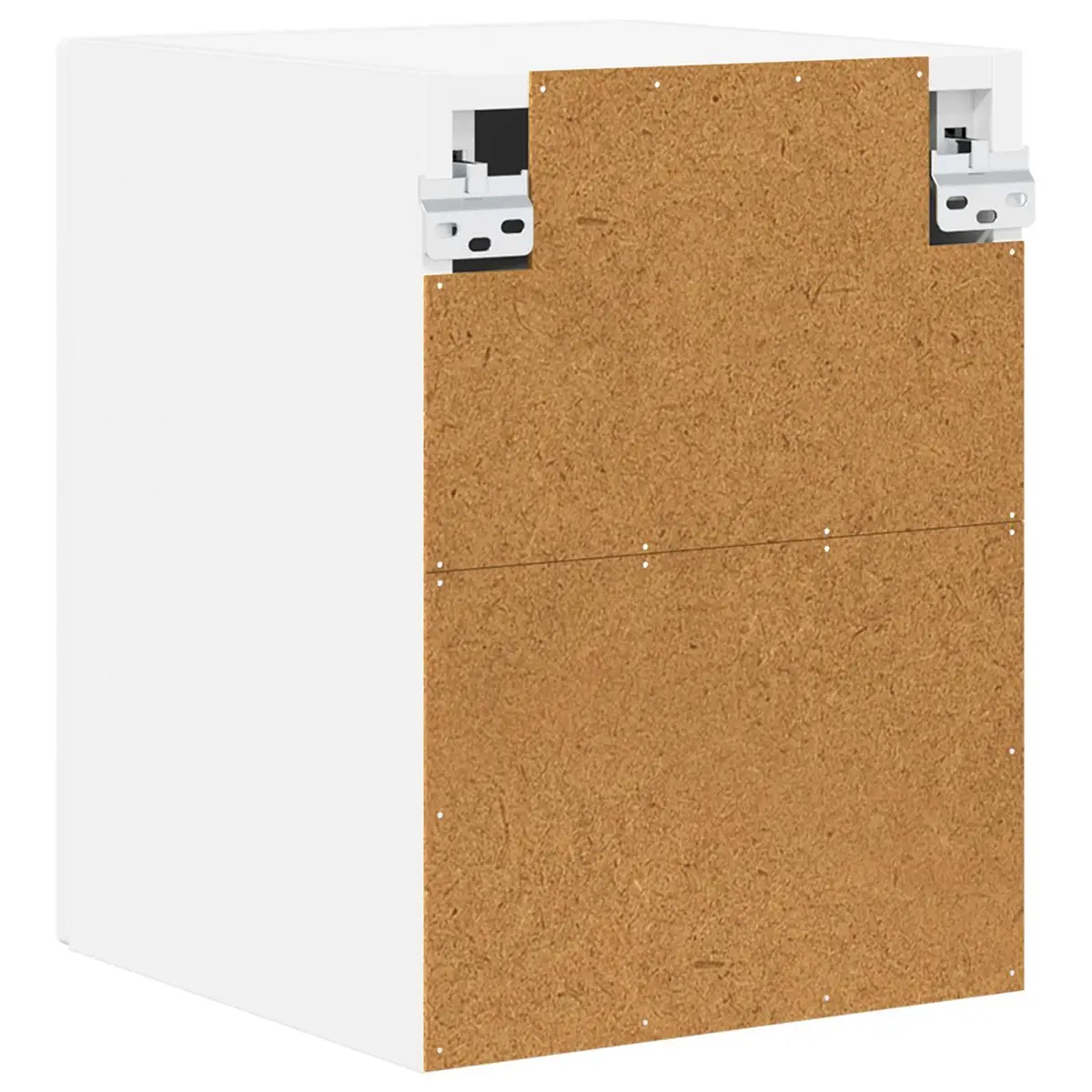 Wall Cabinet Storage Unit White Engineered Wood 30 x 31 x 40 cm