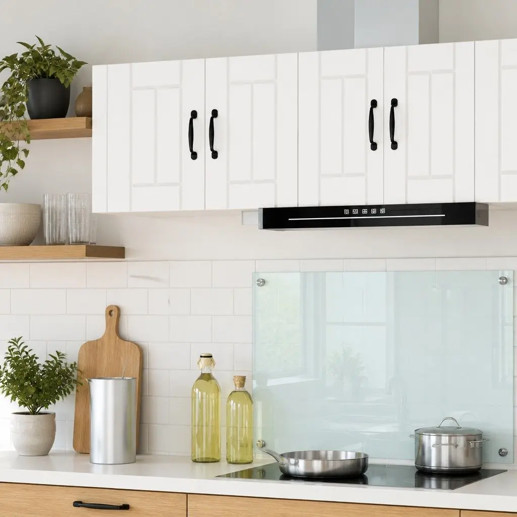 Wall Cabinet Modern White Engineered Wood 30x31x40cm