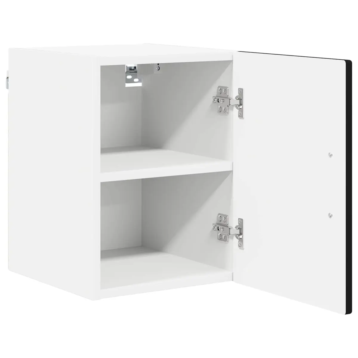 Black Wall Cabinet Storage Unit for Kitchen