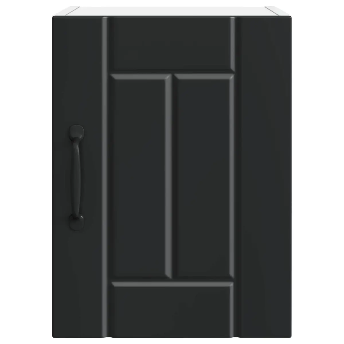 Black Wall Cabinet Storage Unit for Kitchen