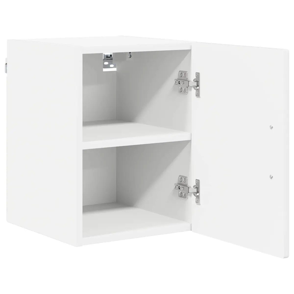 High Gloss White Wall Cabinet Set for Kitchen Storage