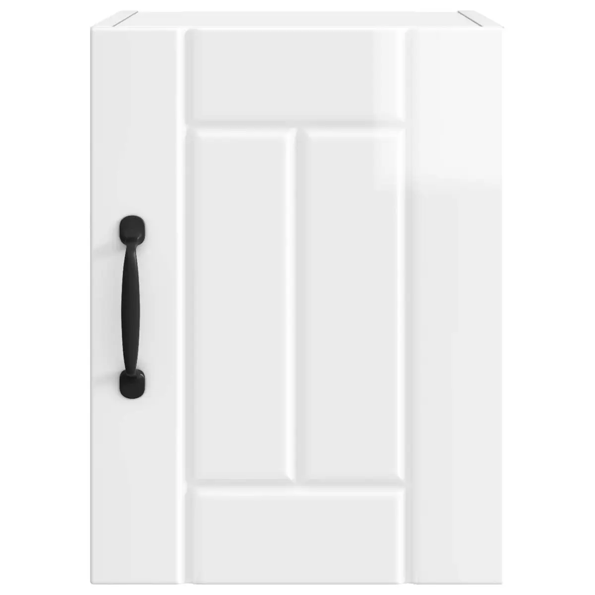 High Gloss White Wall Cabinet Set for Kitchen Storage