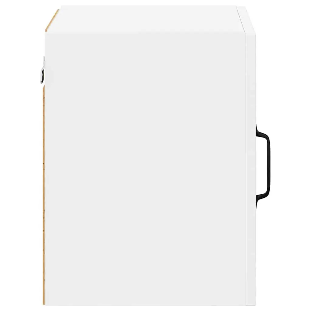 Wall Cabinet Contemporary White Engineered Wood 40 x 31 x 40 cm