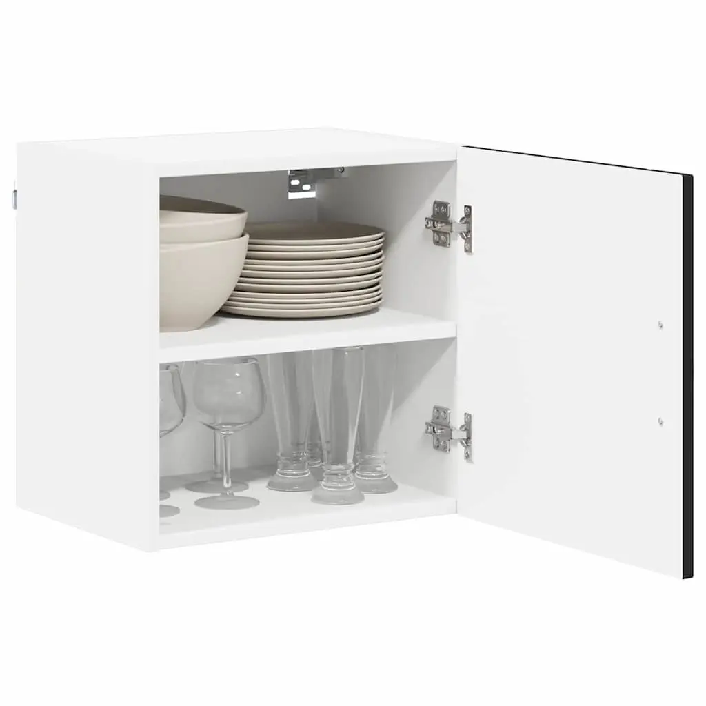 Wall Cabinet Modern Black 40 x 31 x 40 cm Engineered Wood
