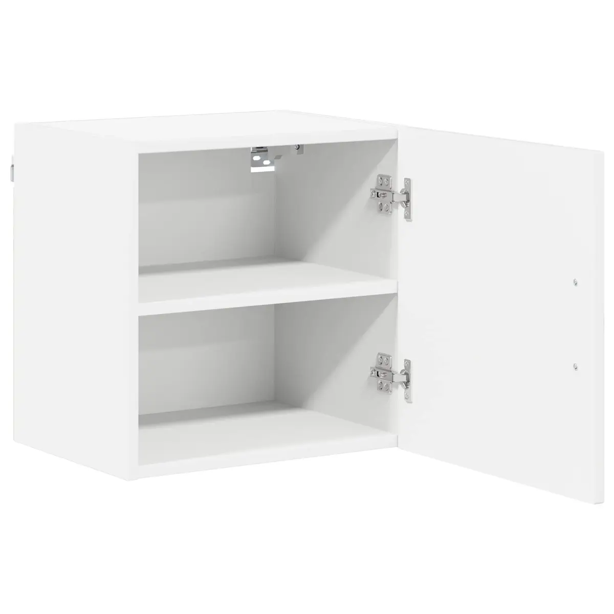 High Gloss White 2-Piece Wall Cabinet Set for Kitchen