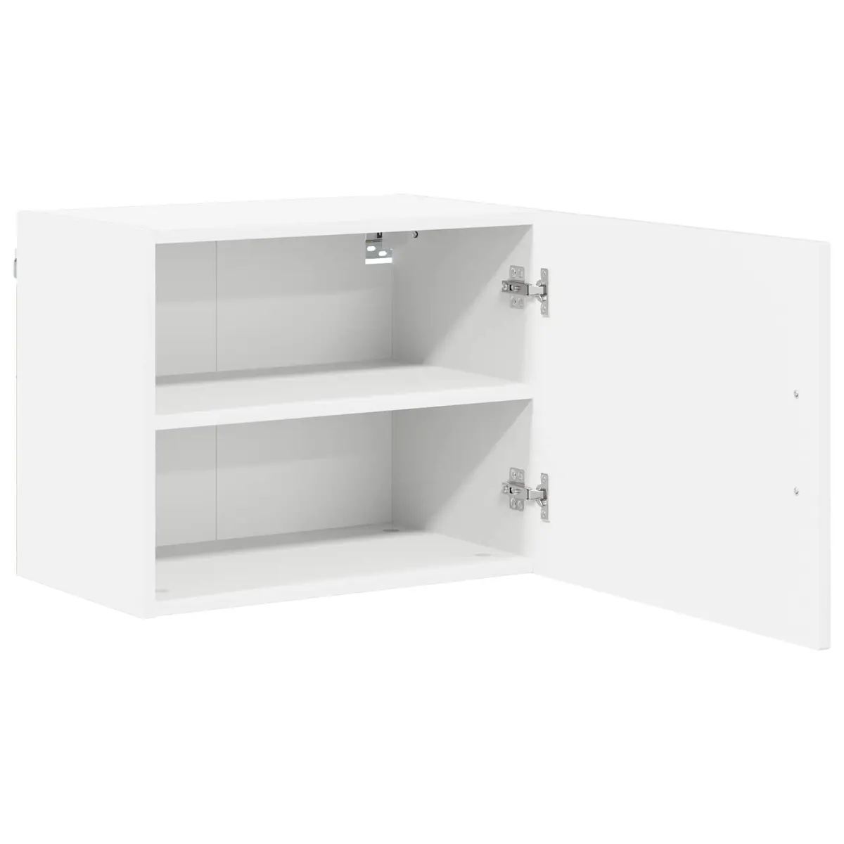 Wall Cabinet High Gloss White Engineered Wood Kitchen
