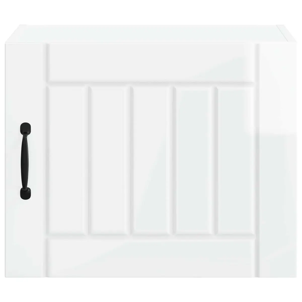 Wall Cabinet High Gloss White Engineered Wood Kitchen