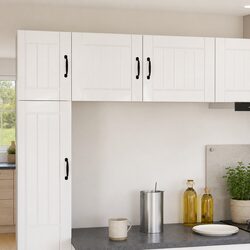 High Gloss White Wall Cabinets for Kitchen Storage