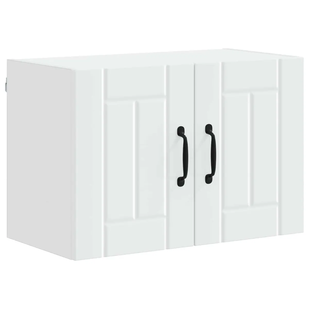 Wall Cabinet White Engineered Wood 60x31x40cm 2 Pieces