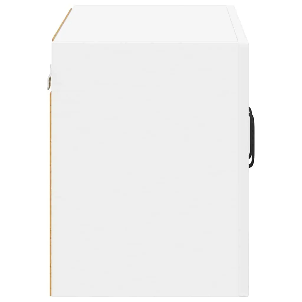 Wall Cabinet White Engineered Wood 60x31x40cm 2 Pieces