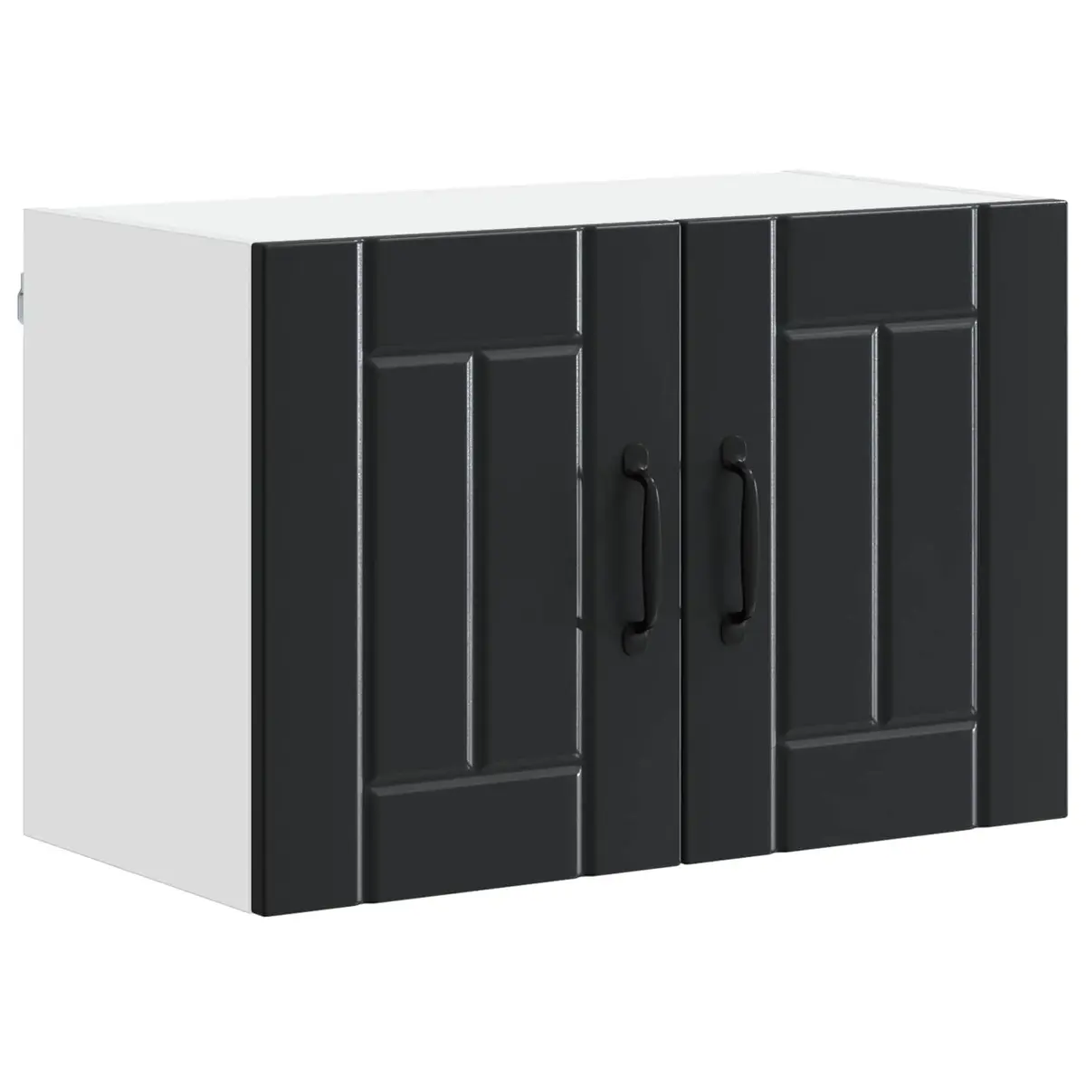 Black Wall Cabinet for Kitchen Storage