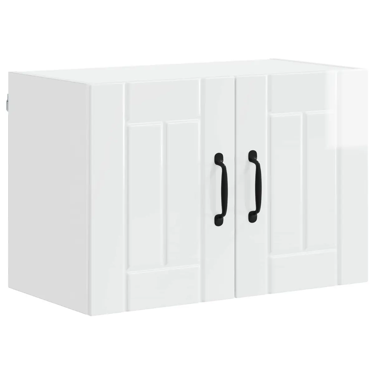 Wall Cabinet High Gloss White 60x31x40cm Engineered Wood