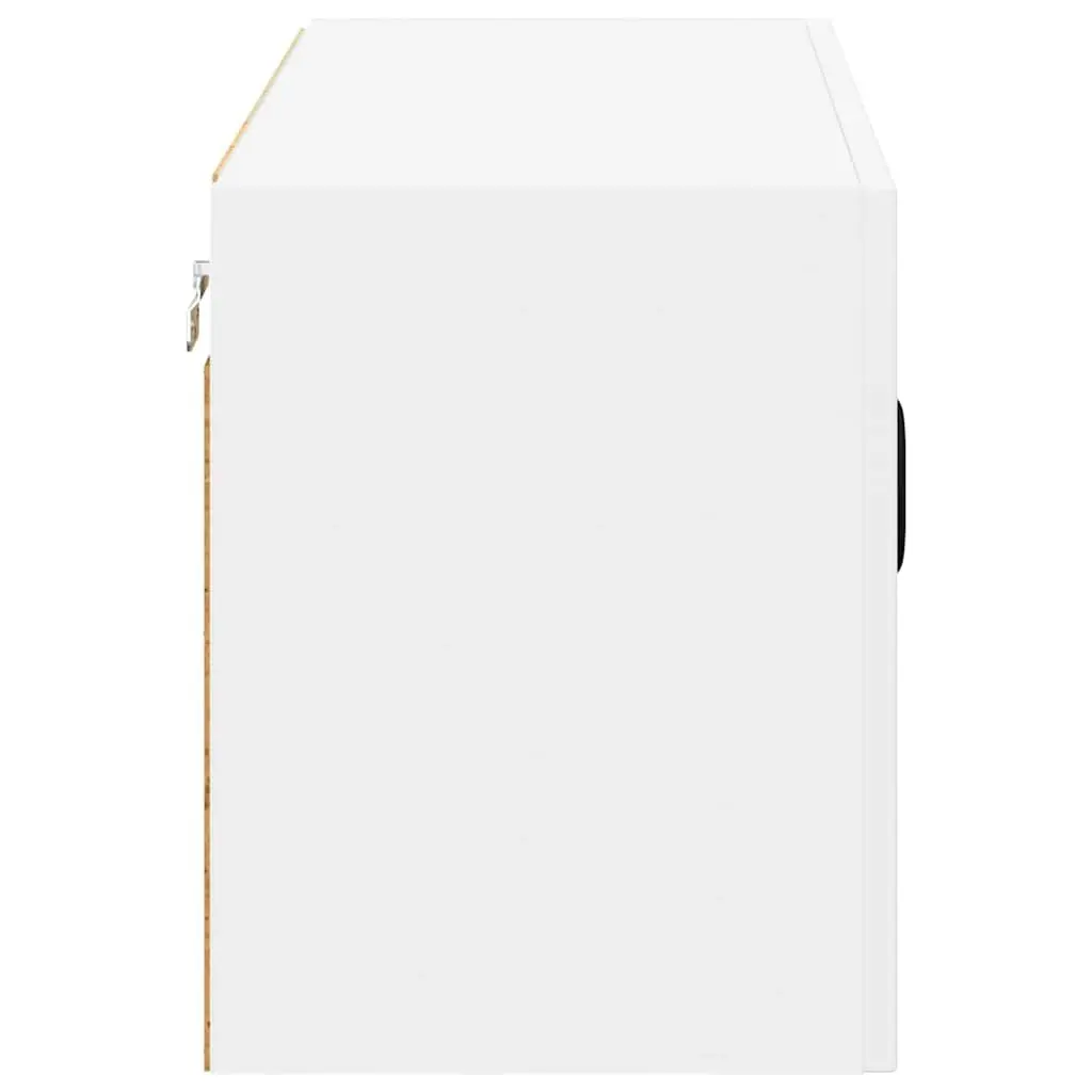 Wall Cabinet Modern White 80x31x40cm Engineered Wood