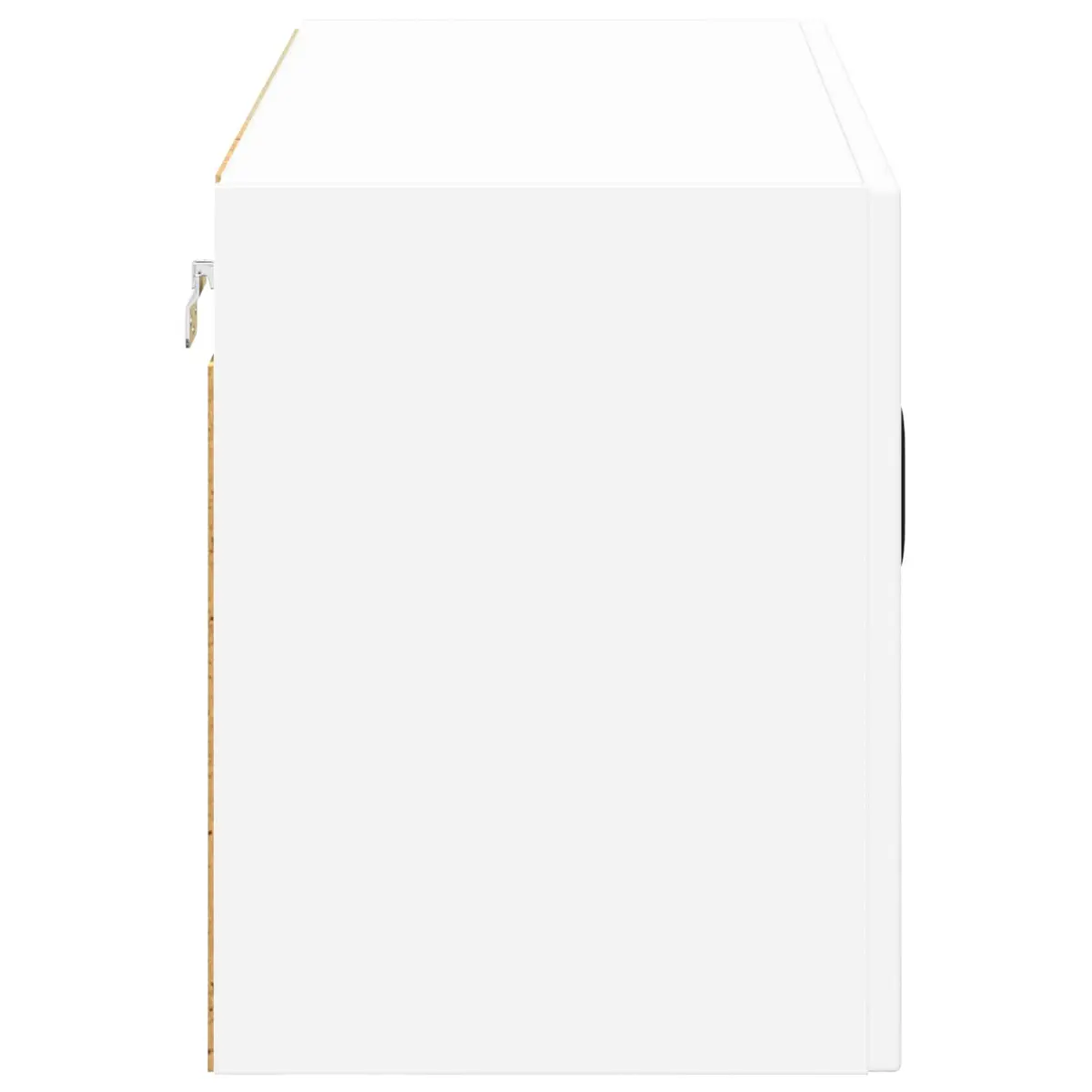 White Wall Glass Cabinet for Kitchen Storage