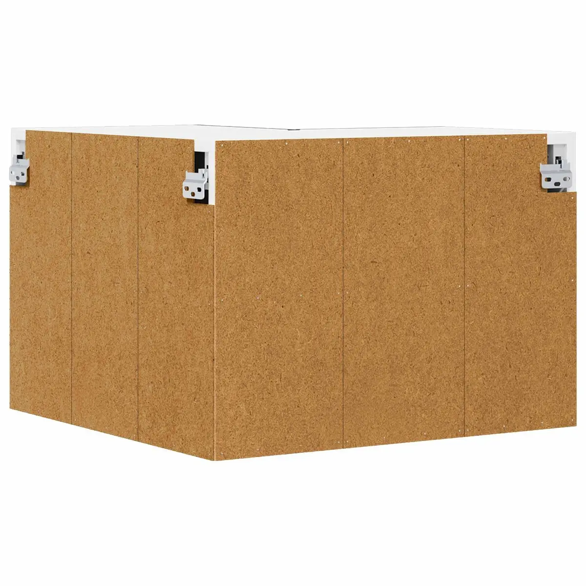 Black Engineered Wood Corner Cabinet for Kitchen Storage