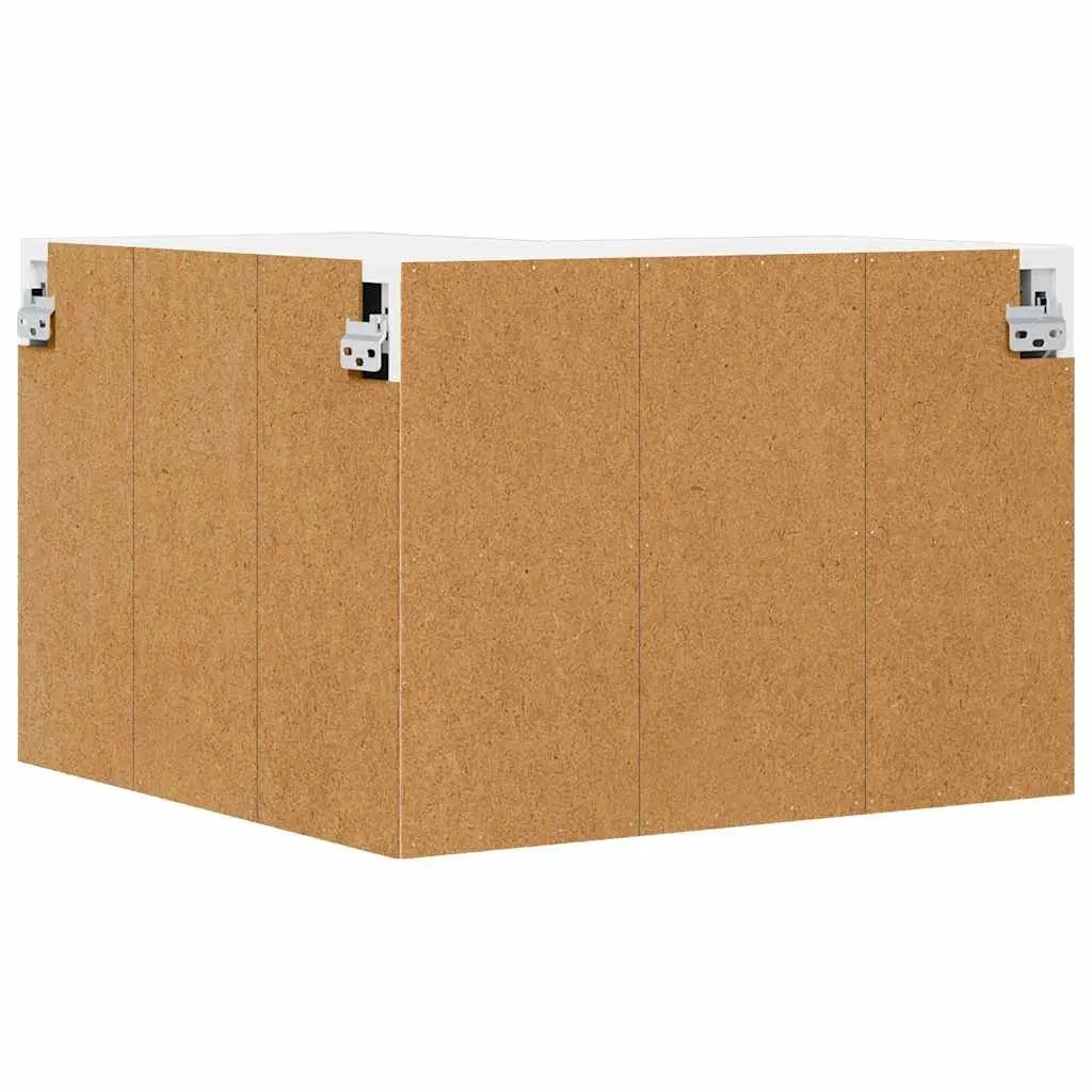 High Gloss White Corner Wall Cabinet for Kitchen