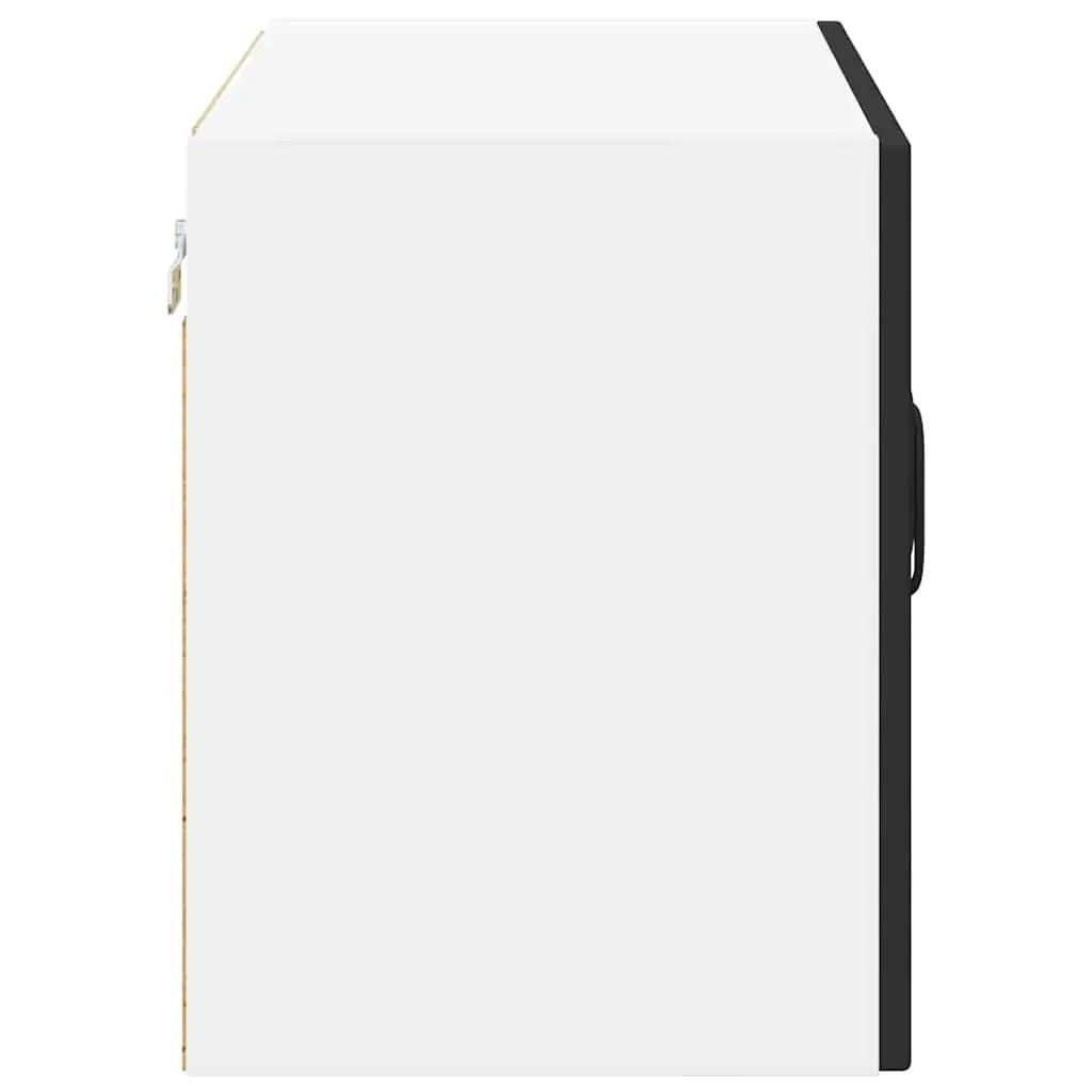 Black Wall Glass Cabinet for Kitchen Storage