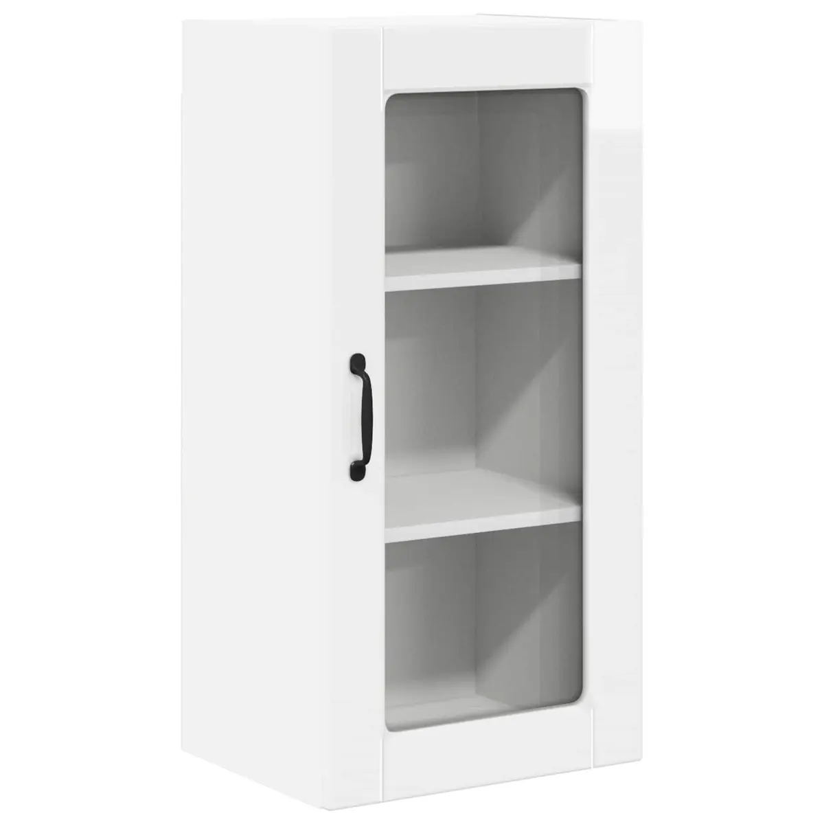 High Gloss White Wall Storage Cabinet